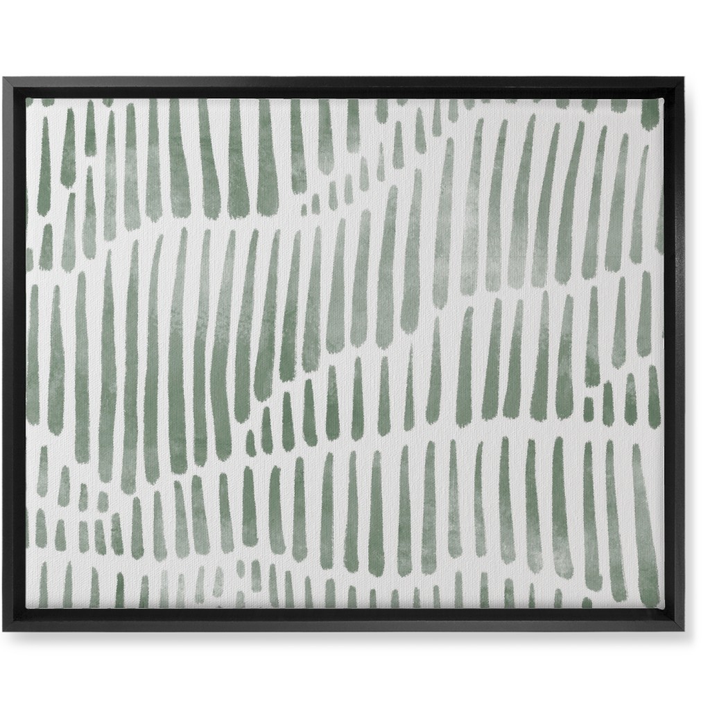 Appalachia - Olive Wall Art, Black, Single piece, Canvas, 16x20, Green