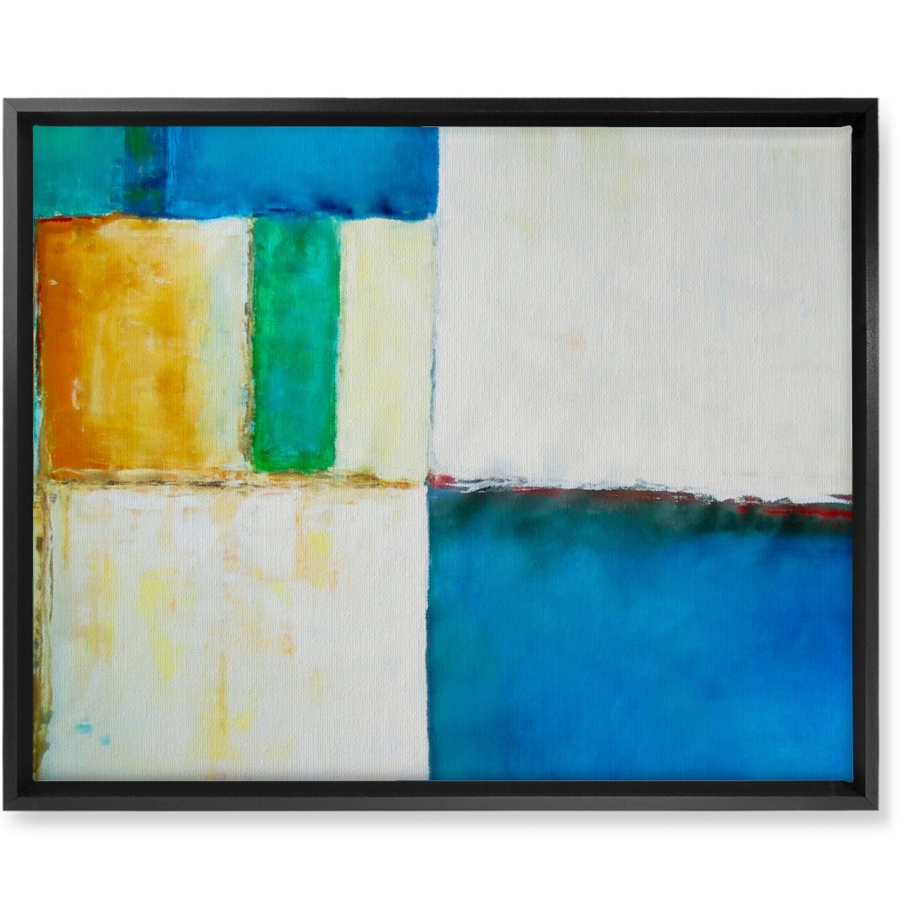 Juxtaposition - Multi Wall Art, Black, Single piece, Canvas, 16x20, Multicolor