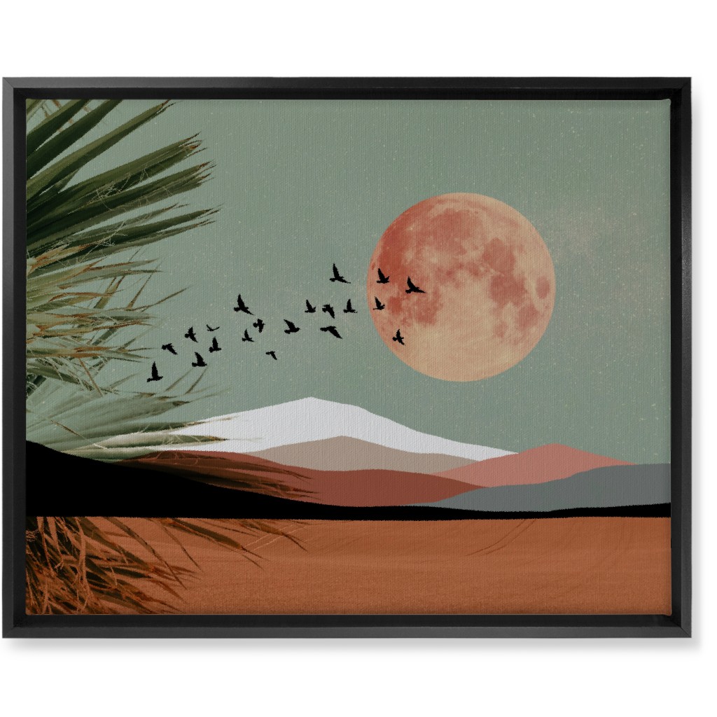 Full Moon Retro Landscape - Multi