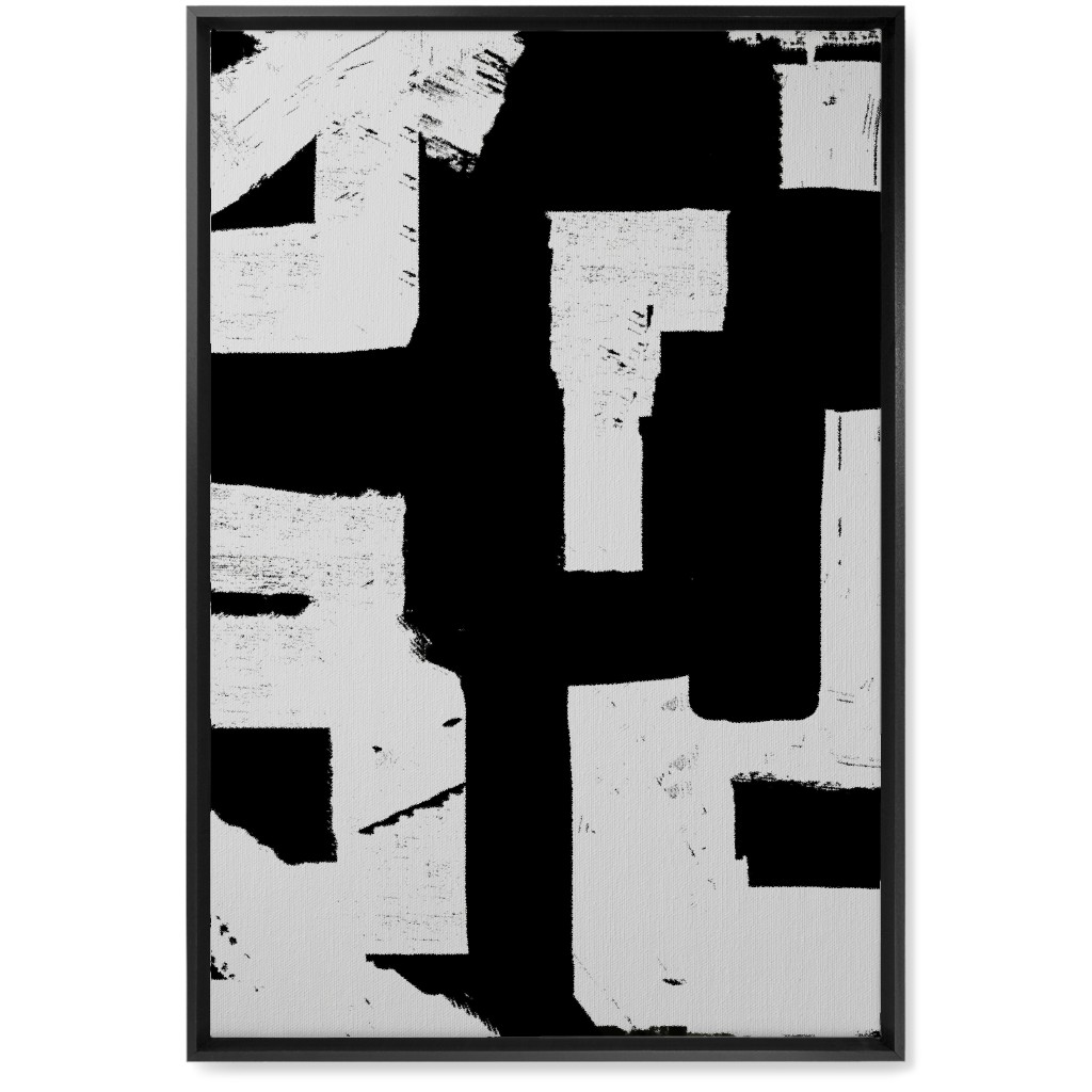Metropolitan - Neutral Wall Art, Black, Single piece, Canvas, 20x30, Black