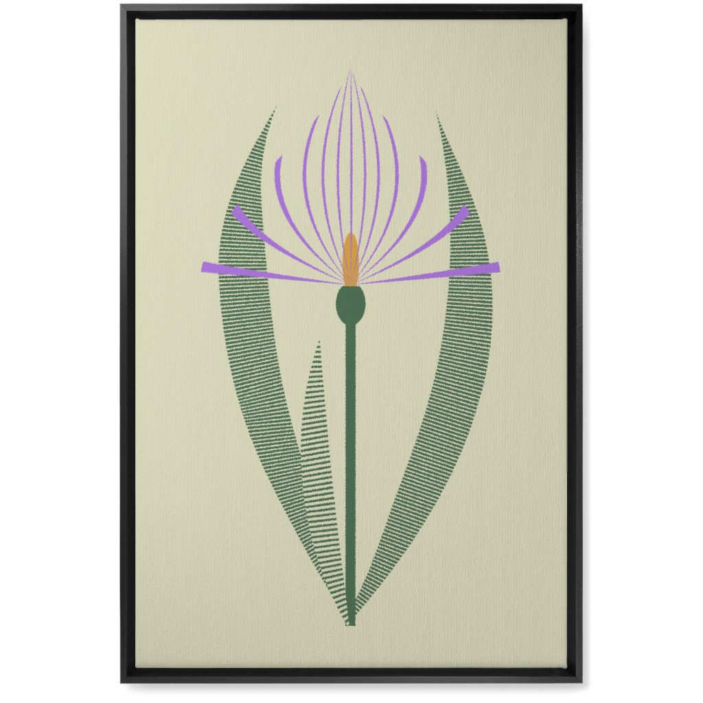 Purple Abstract Canvas Wall Art