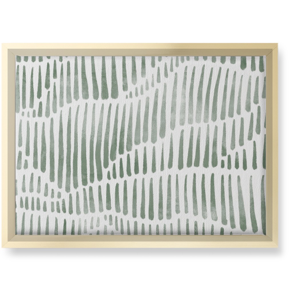 Appalachia - Olive Wall Art, Gold, Single piece, Canvas, 10x14, Green, Classic Green