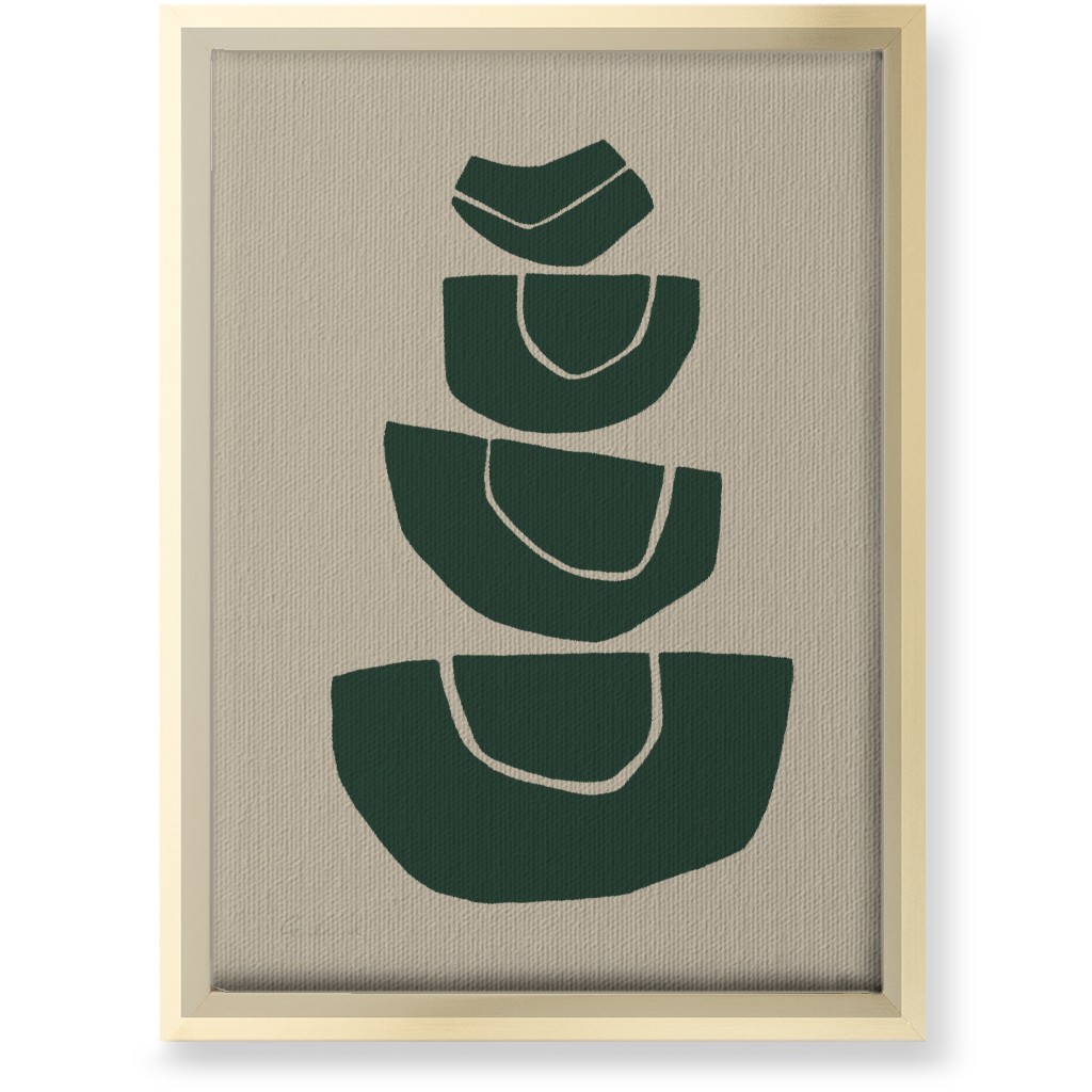 Custom Green Abstract Wall Art