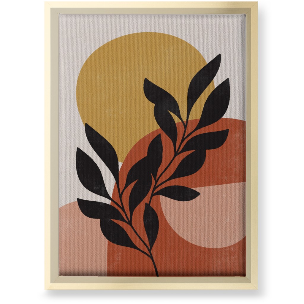 Abstract Orange Wall Art
