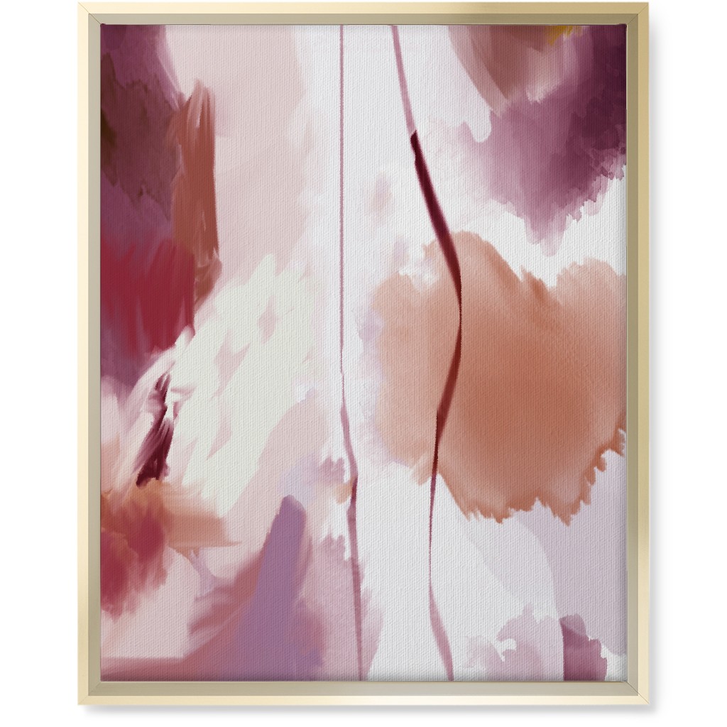 Canyon Light - Pink Wall Art, Gold, Single piece, Canvas, 16x20, Pink