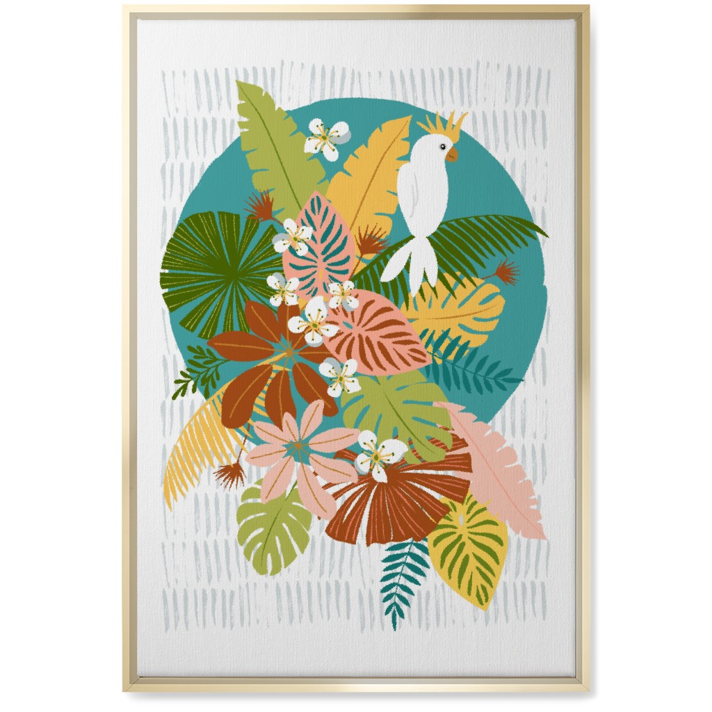 Bohemian Bahama - Multi Wall Art, Gold, Single piece, Canvas, 20x30, Multicolor