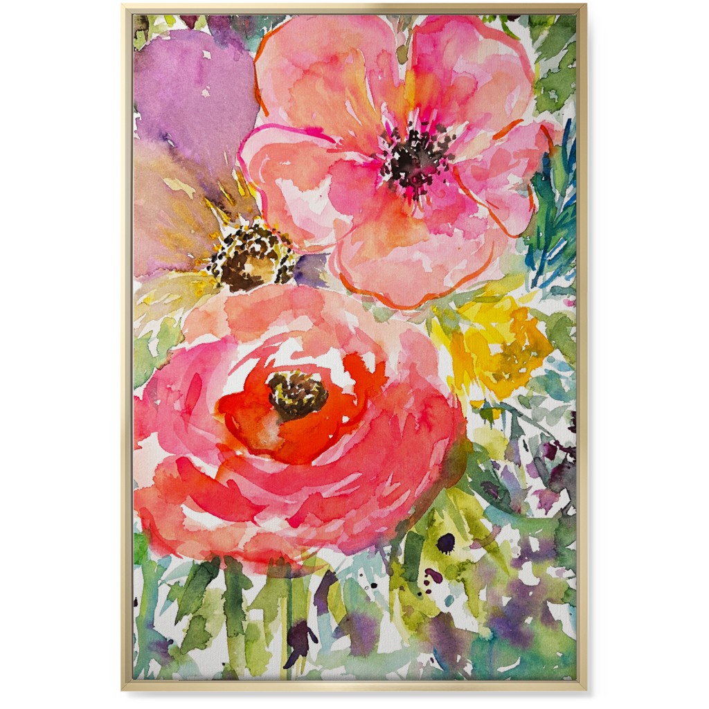 Pacific Grove - Multi Wall Art, Gold, Single piece, Canvas, 24x36, Multicolor