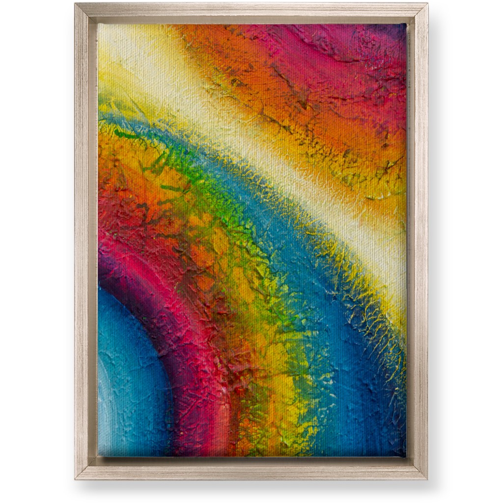 Rainbow Spirit - Multi Wall Art, Metallic, Single piece, Canvas, 10x14, Multicolor