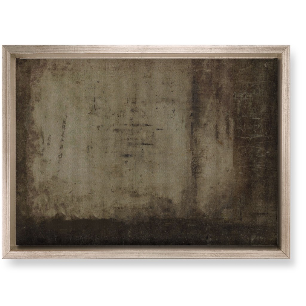 Mood At Dusk - Dark Wall Art, Metallic, Single piece, Canvas, 10x14, Brown, Brown