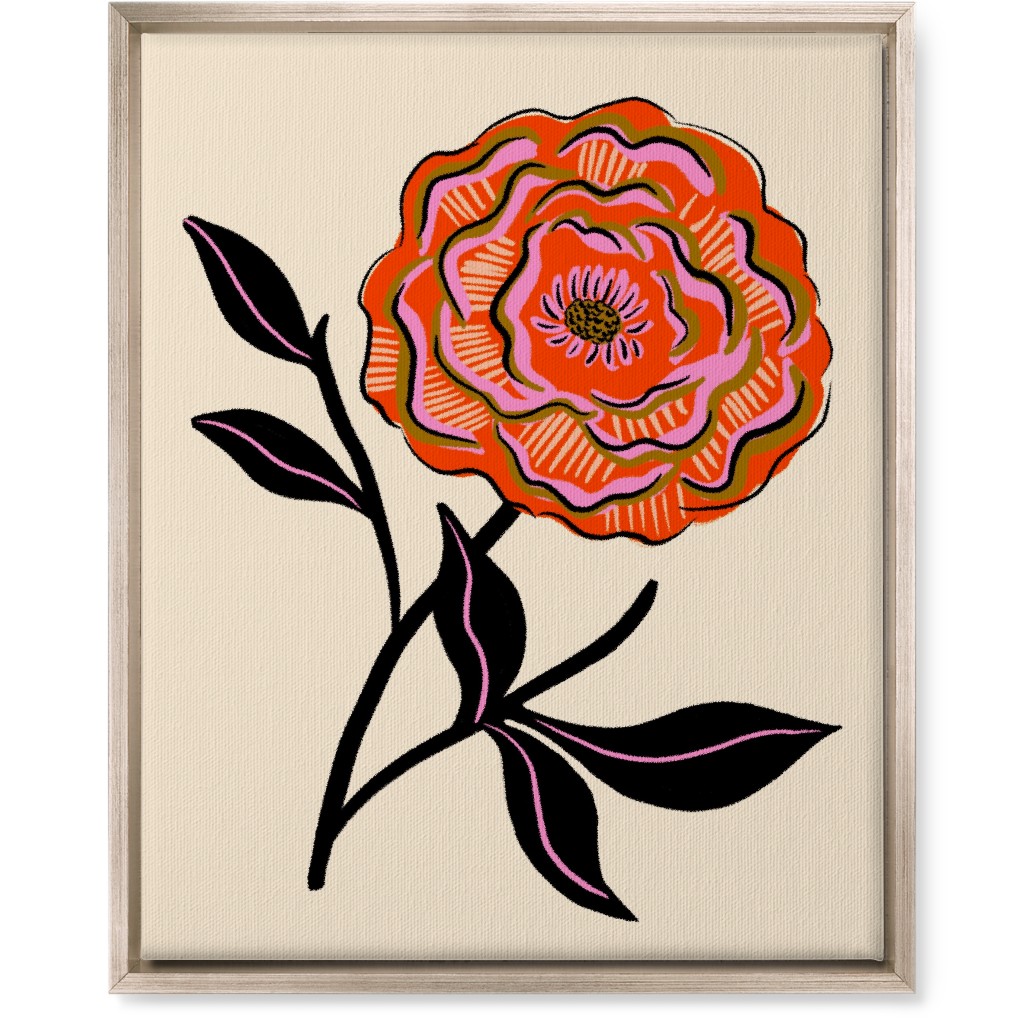 Vintage Botanical - Multi Wall Art, Metallic, Single piece, Canvas, 16x20, Multicolor