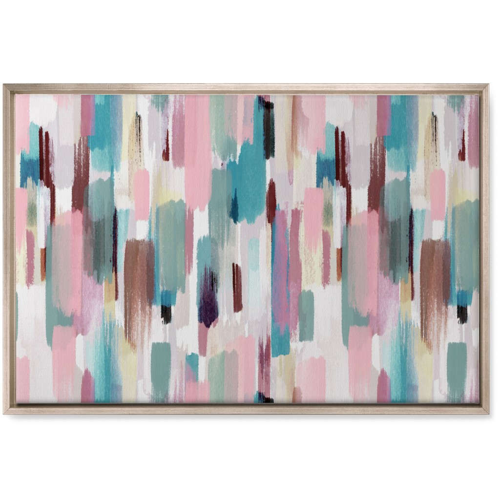 Color Memories - Multi Pastel Wall Art, Metallic, Single piece, Canvas, 20x30, Multicolor