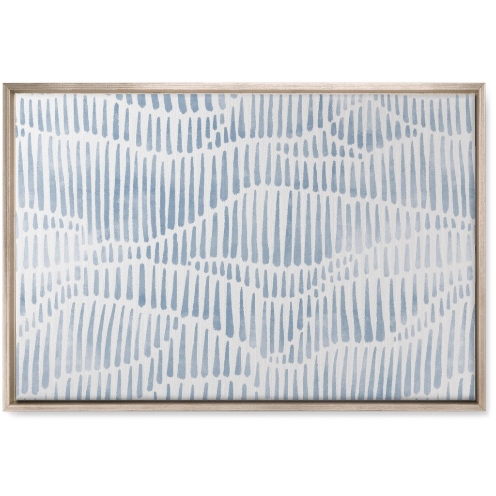 Appalachia - Blue Wall Art, Metallic, Single piece, Canvas, 20x30, Blue, True Blue