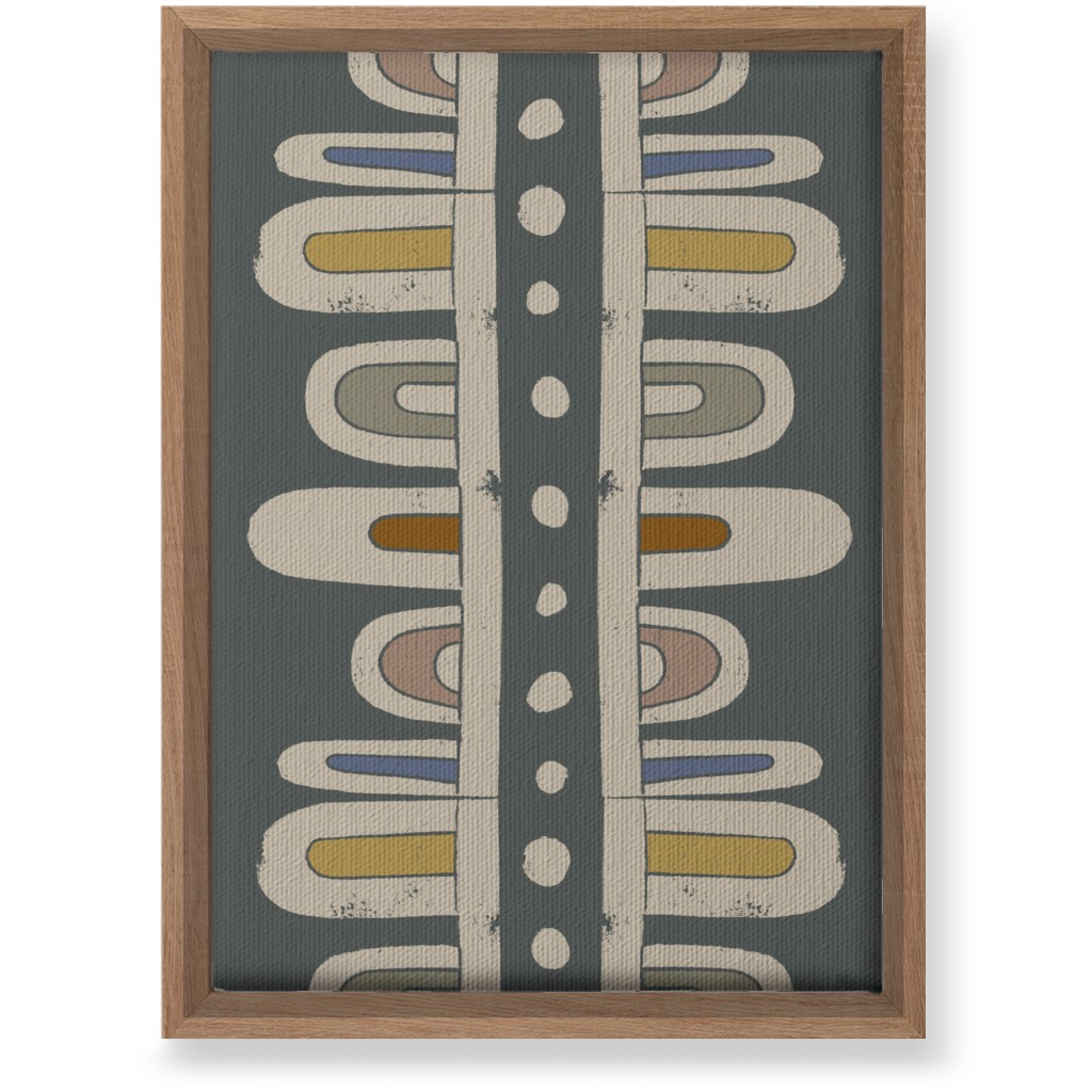 Hills Block Wall Art, Natural, Single piece, Canvas, 10x14, Gray