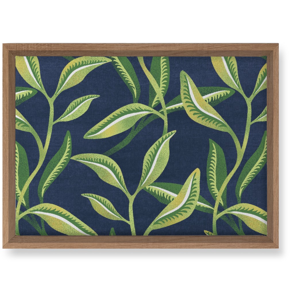 Leafy Vines - Green Wall Art, Natural, Single piece, Canvas, 10x14, Green
