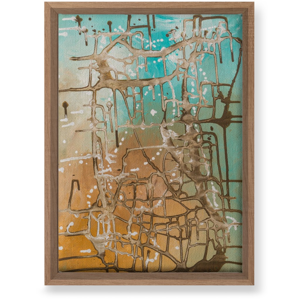 Caribbean Feeling - Multi Wall Art, Natural, Single piece, Canvas, 10x14, Green, Classic Green