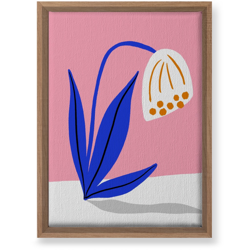 Derp Flower - Multi Wall Art, Natural, Single piece, Canvas, 10x14, Multicolor