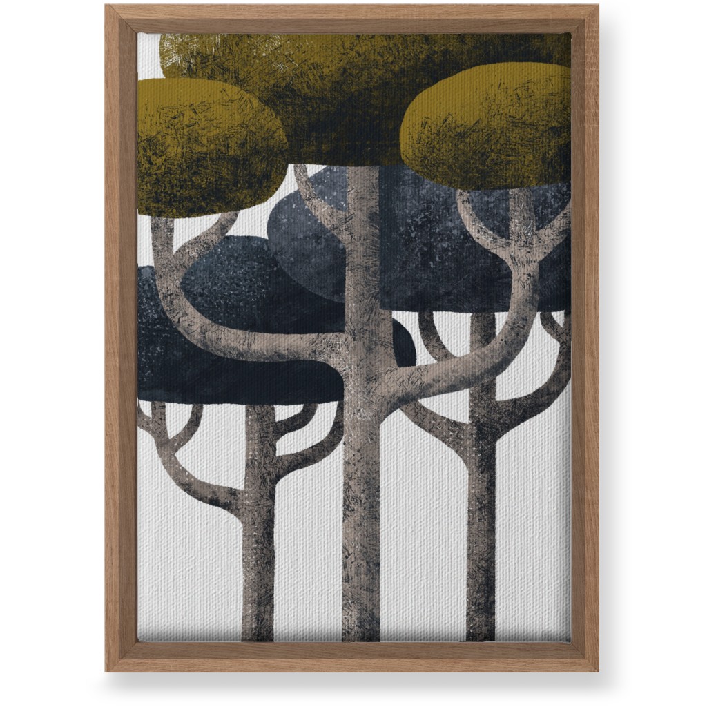 Green Tree Canvas Wall Art