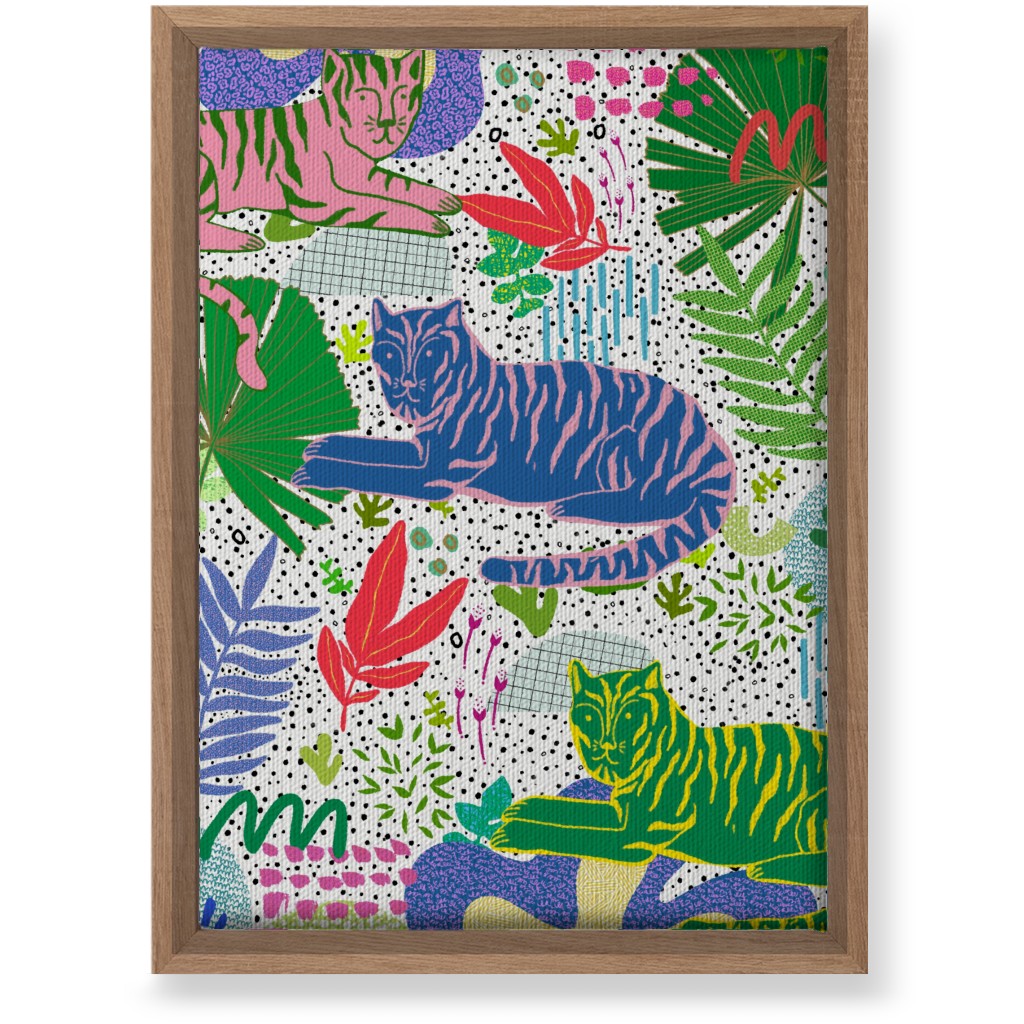 Deep in the Jungle - Multi Wall Art, Natural, Single piece, Canvas, 10x14, Multicolor