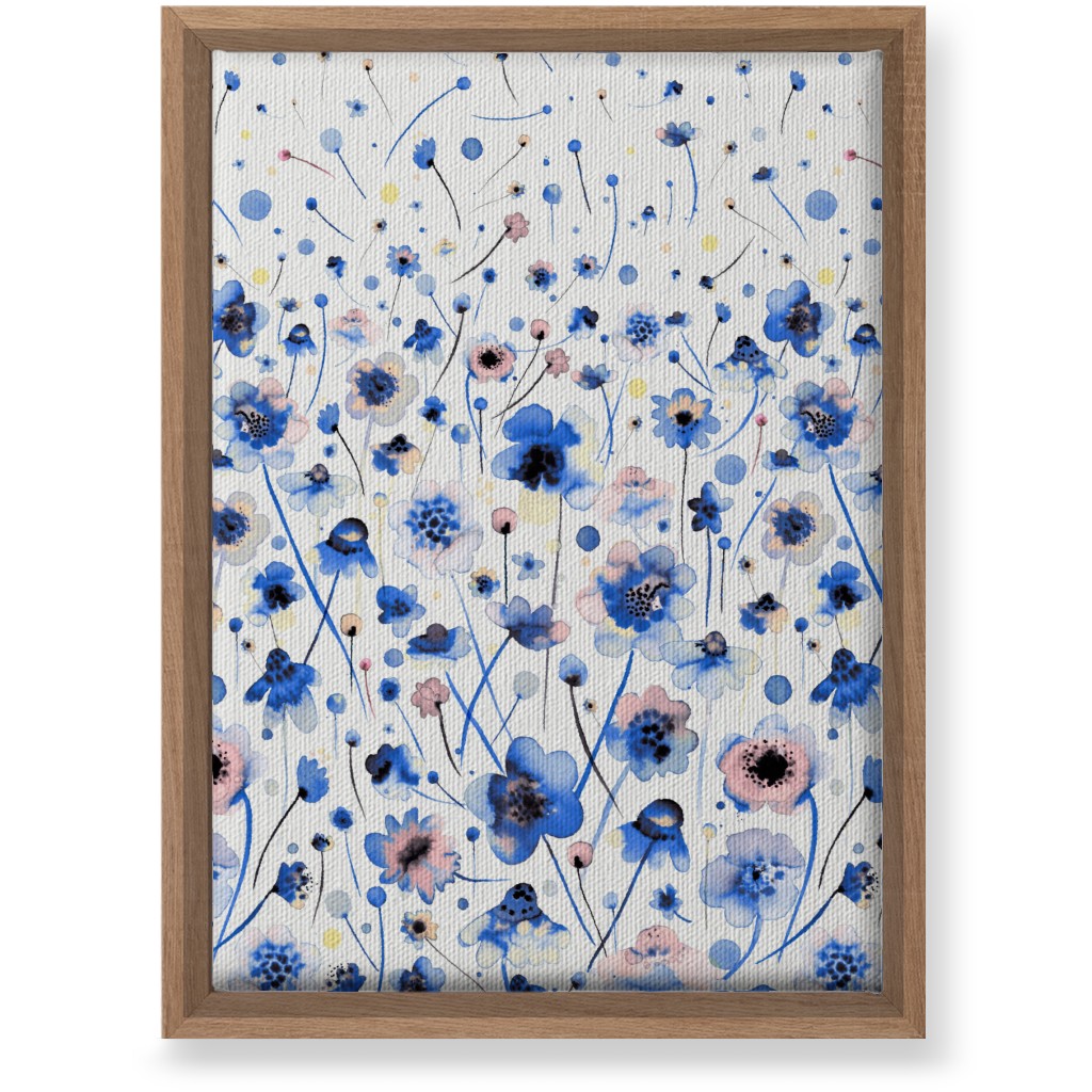 Blue Flower Canvas