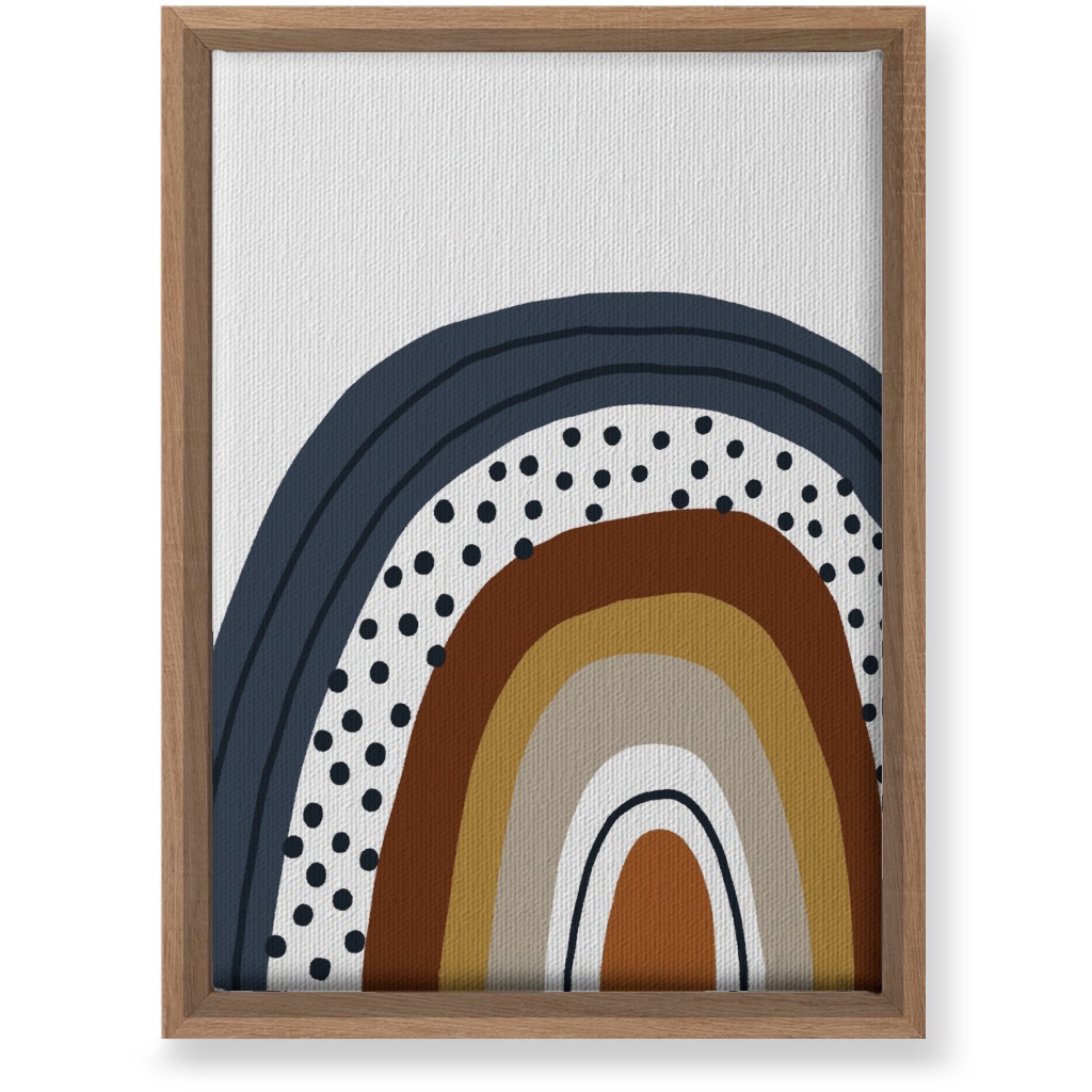 Rainbow - Neutral Wall Art, Natural, Single piece, Canvas, 10x14, Brown