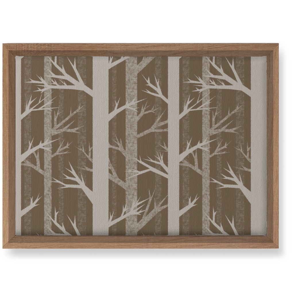 Winter Woods - Fawn Wall Art, Natural, Single piece, Canvas, 10x14, Brown