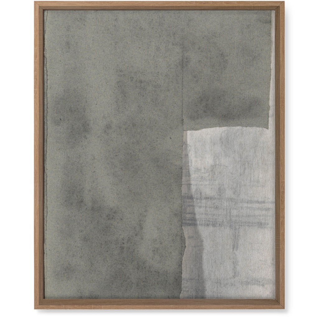 Right Graphite Diptych Wall Art, Natural, Single piece, Canvas, 16x20, Gray, Gray
