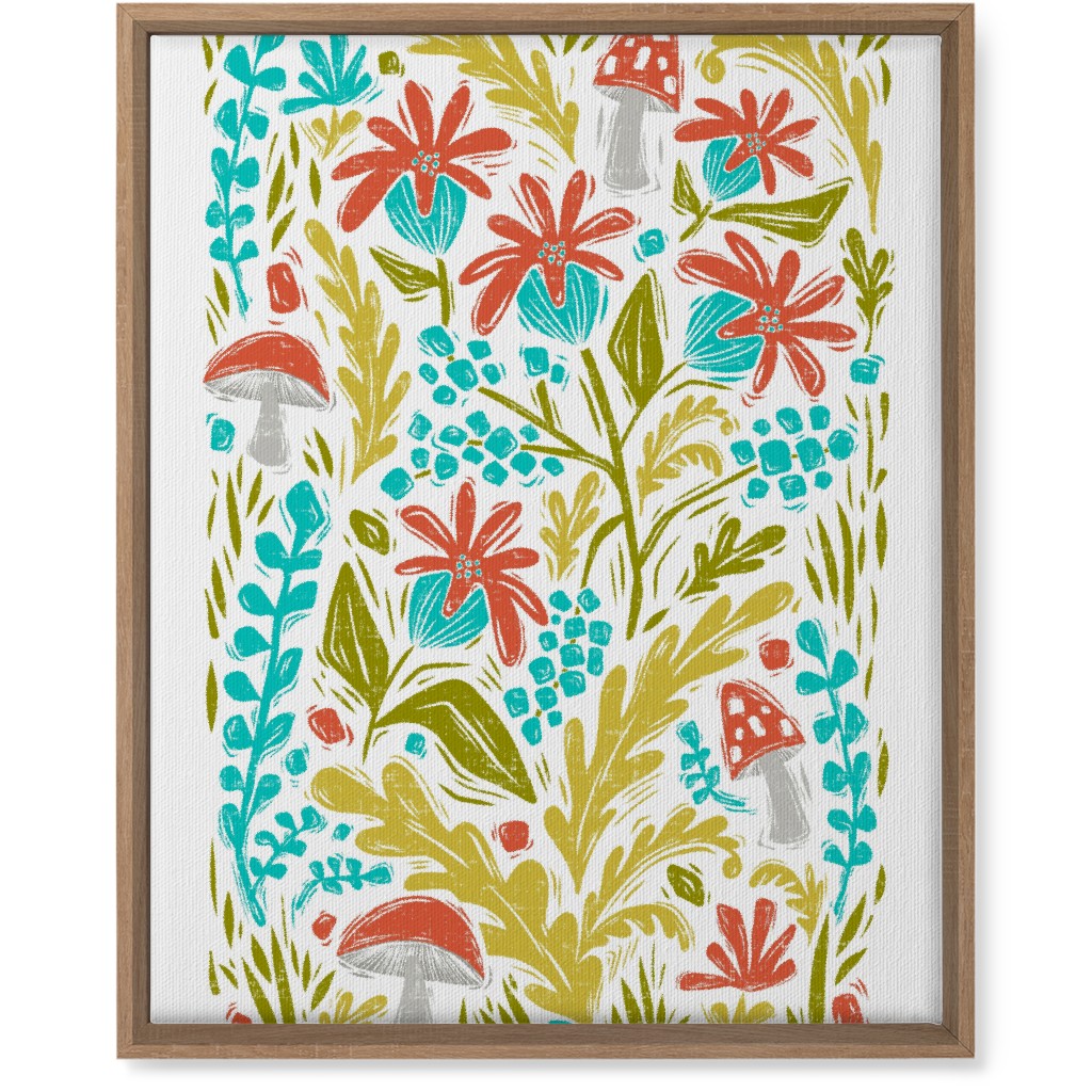 Botanical Forest - Multi Wall Art, Natural, Single piece, Canvas, 16x20, Multicolor