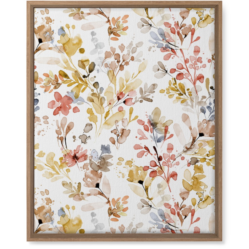 Wild Plants - Multi Wall Art, Natural, Single piece, Canvas, 16x20, Multicolor