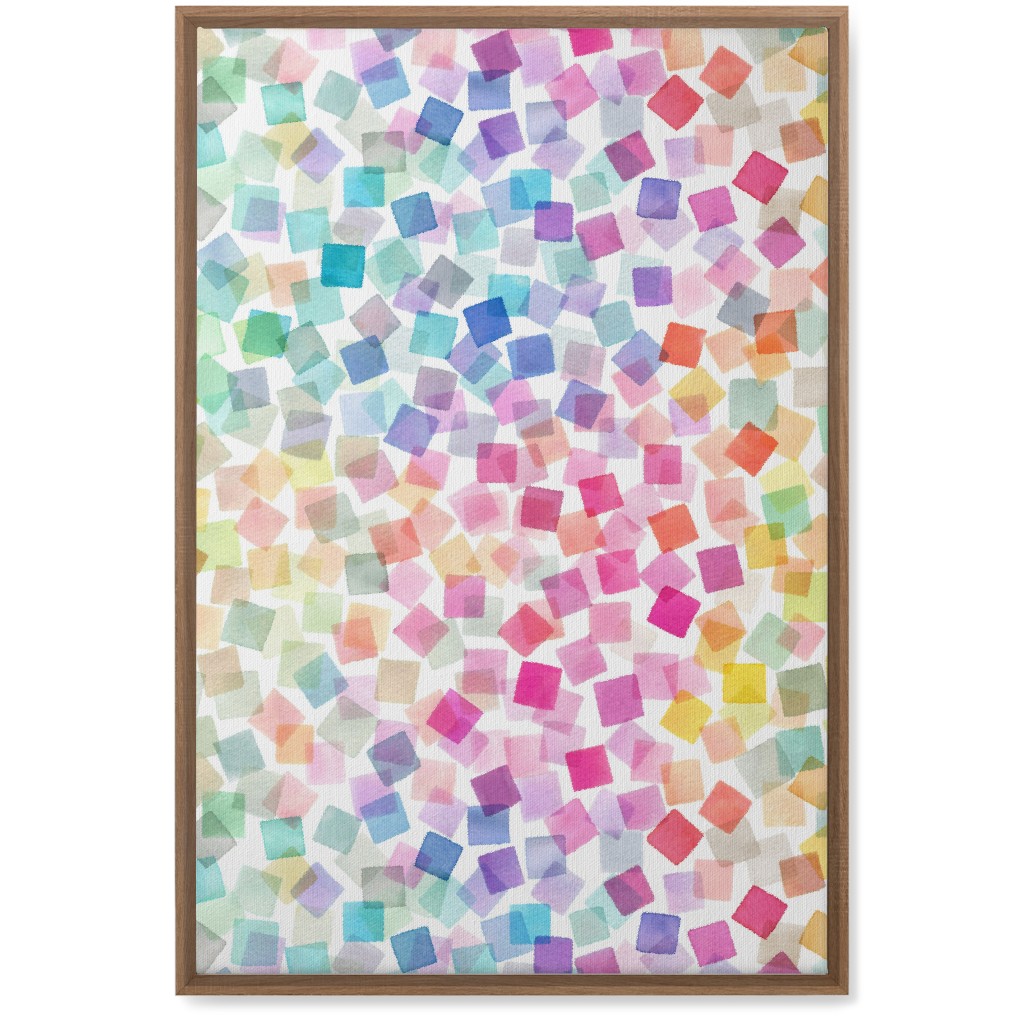 Confetti Party - Multi Wall Art, Natural, Single piece, Canvas, 20x30, Multicolor