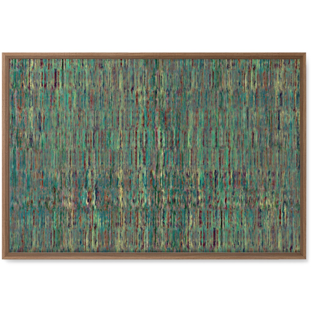 String Theory - Green Wall Art, Natural, Single piece, Canvas, 20x30, Green, Classic Green