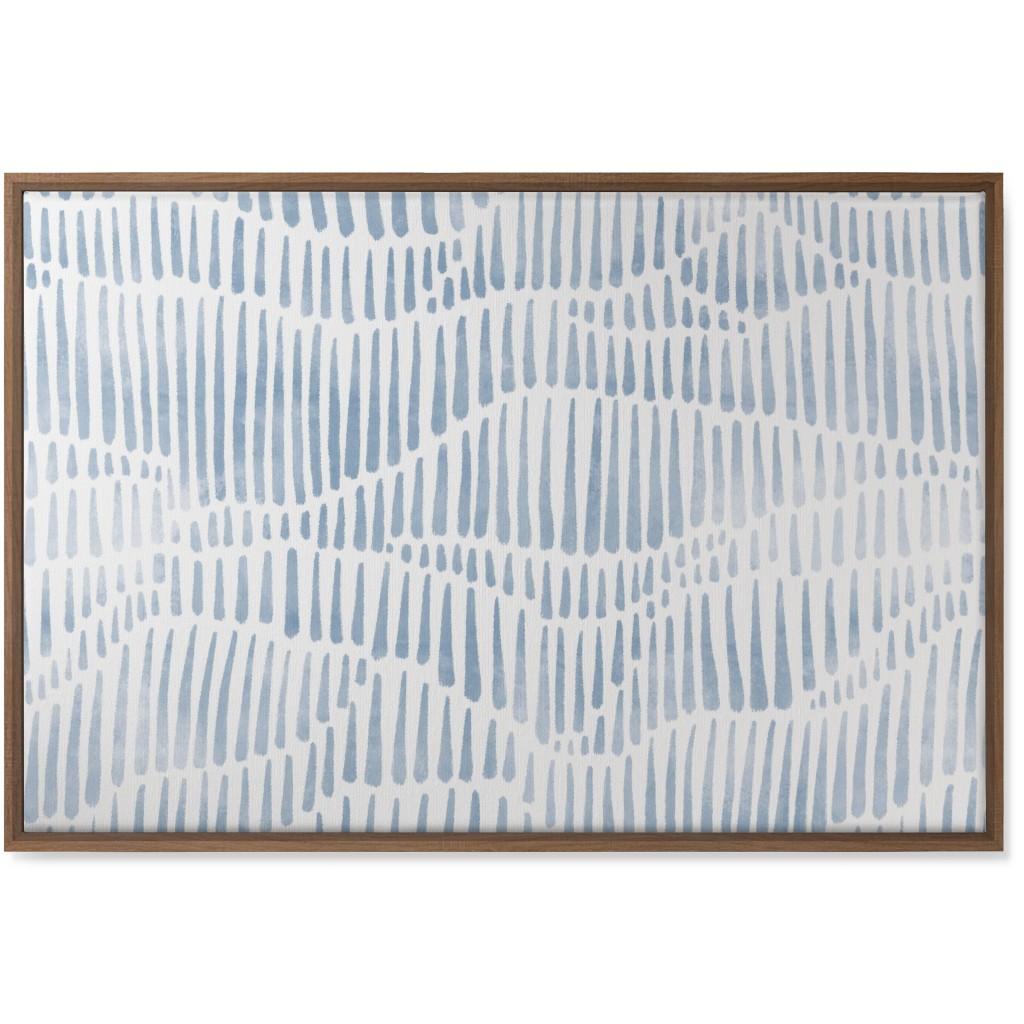 Appalachia - Blue Wall Art, Natural, Single piece, Canvas, 24x36, Blue, True Blue