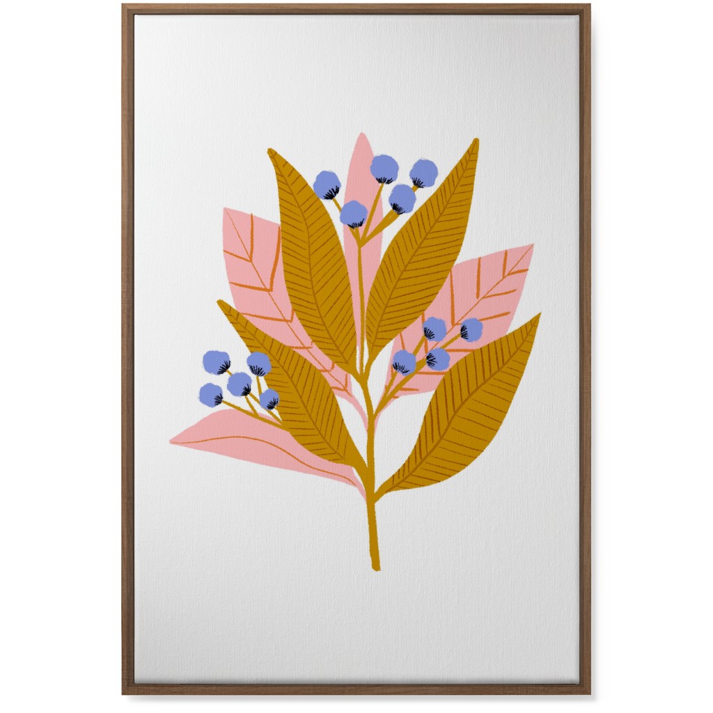 Structured Flower - Multi Wall Art, Natural, Single piece, Canvas, 24x36, Multicolor