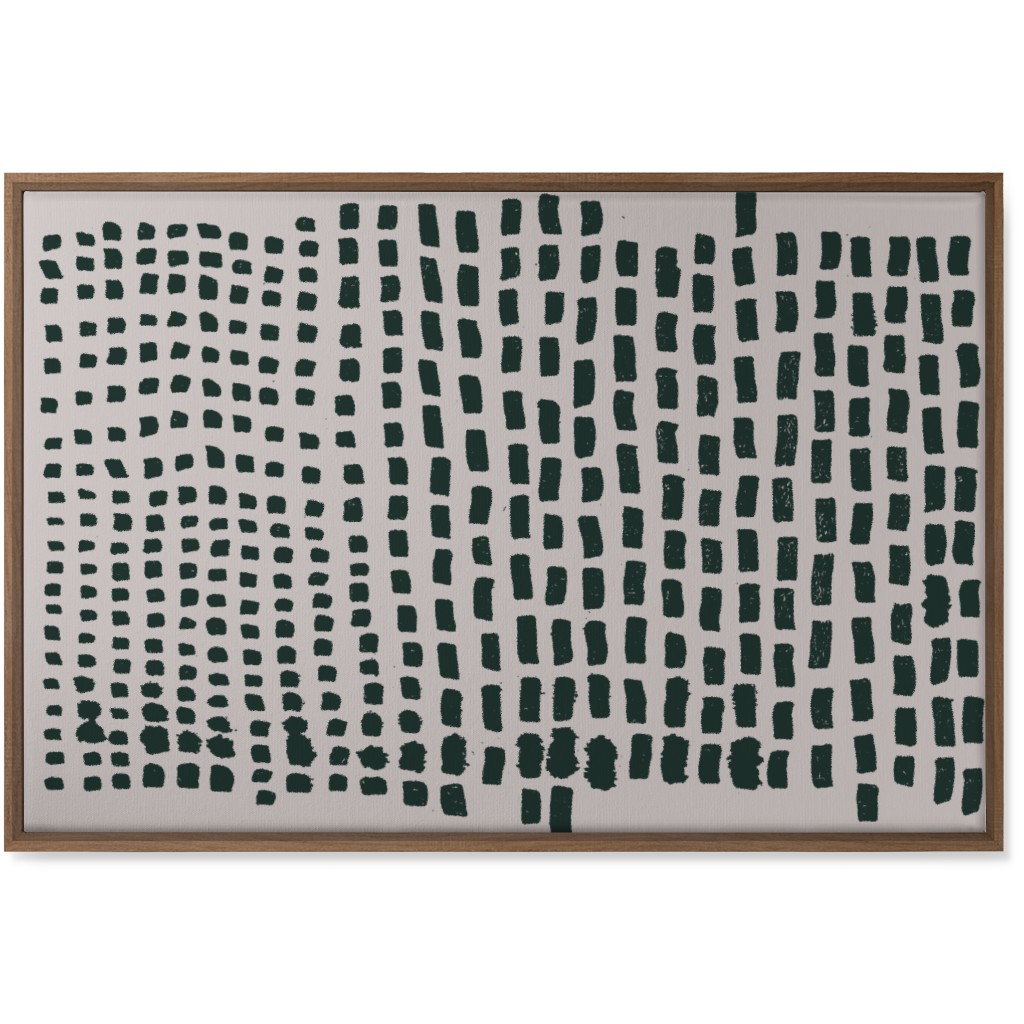 Painted Vertical Stripes - Neutral Wall Art, Natural, Single piece, Canvas, 24x36, Beige, Pearl