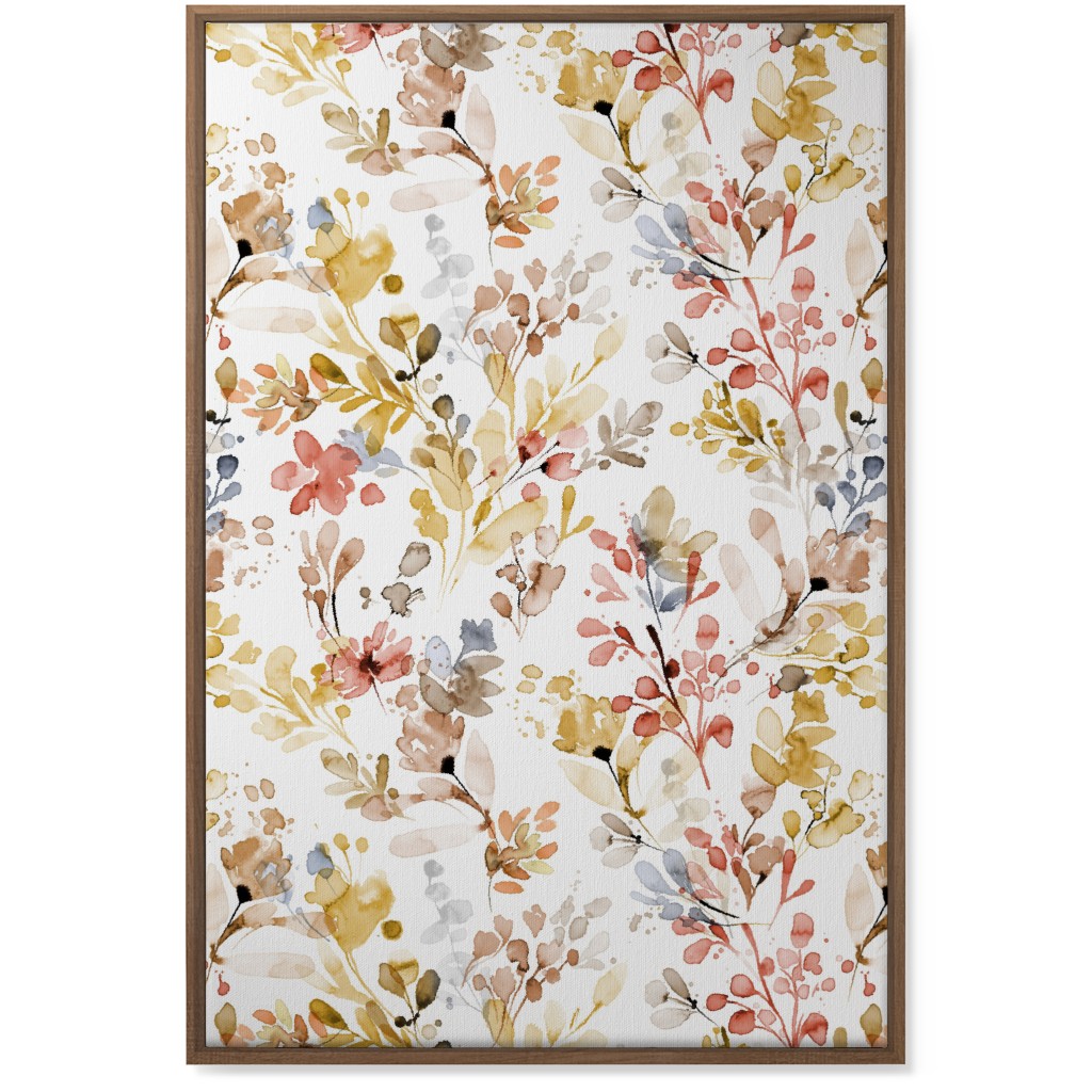 Wild Plants - Multi Wall Art, Natural, Single piece, Canvas, 24x36, Multicolor