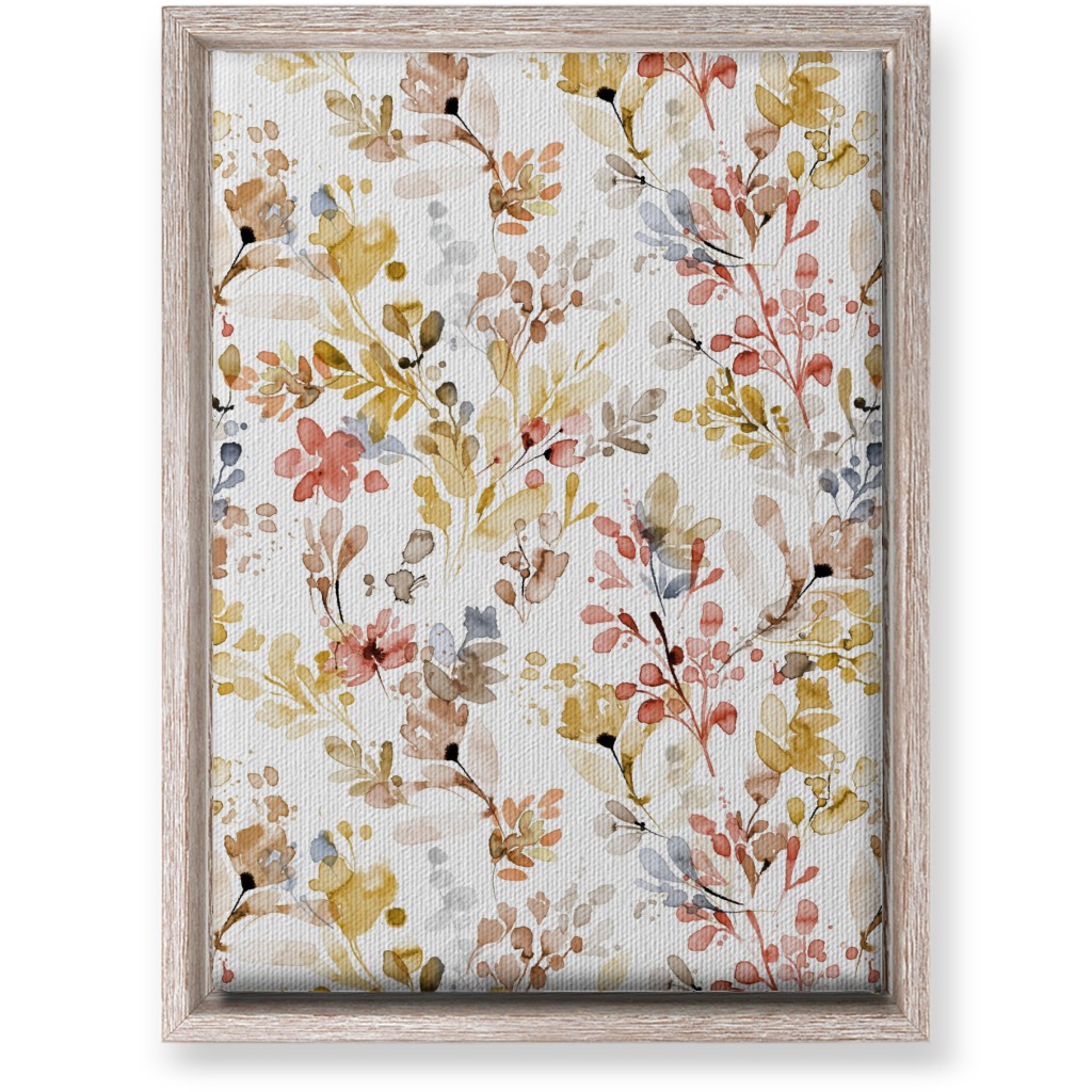 Wild Plants - Multi Wall Art, Rustic, Single piece, Canvas, 10x14, Multicolor