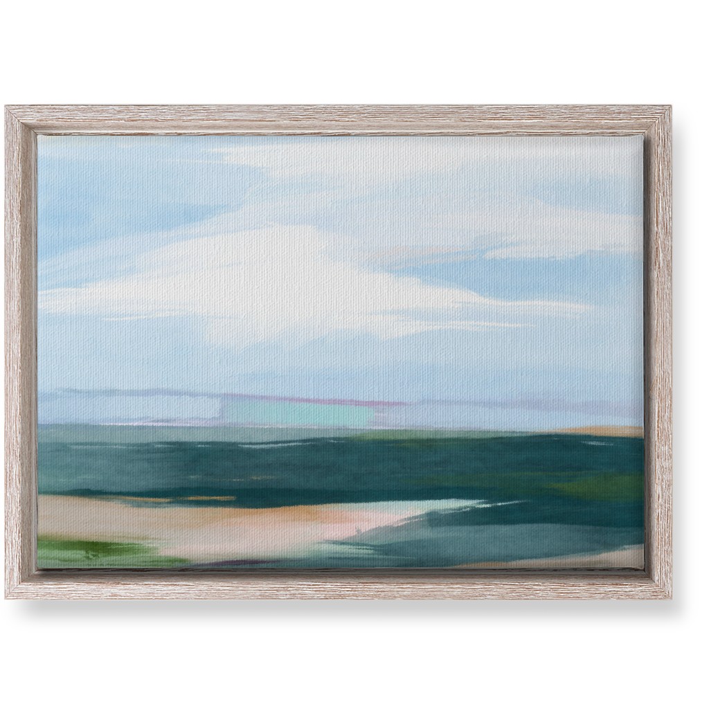 Big Sky Wall Art, Rustic, Single piece, Canvas, 10x14, Blue