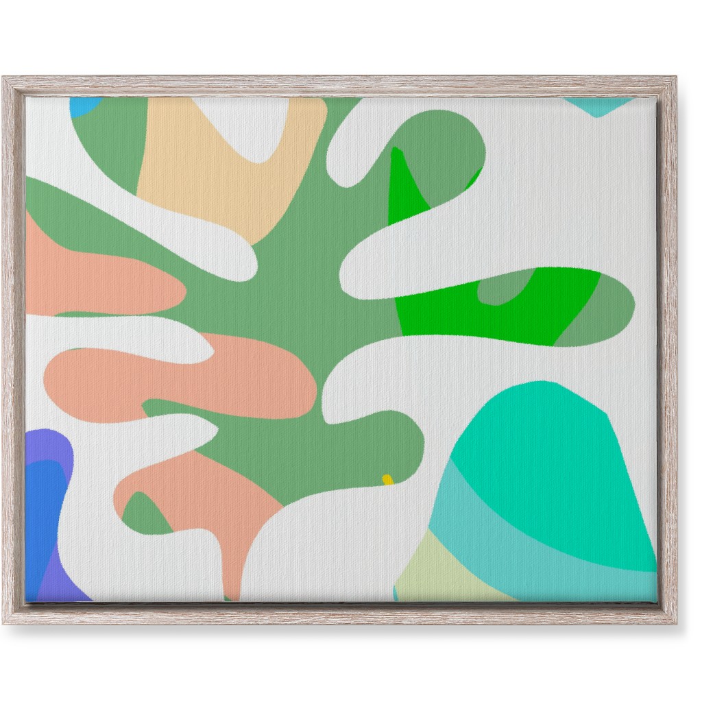 Summer Nature Love Matisse Style Wall Art, Rustic, Single piece, Canvas, 16x20, Multicolor
