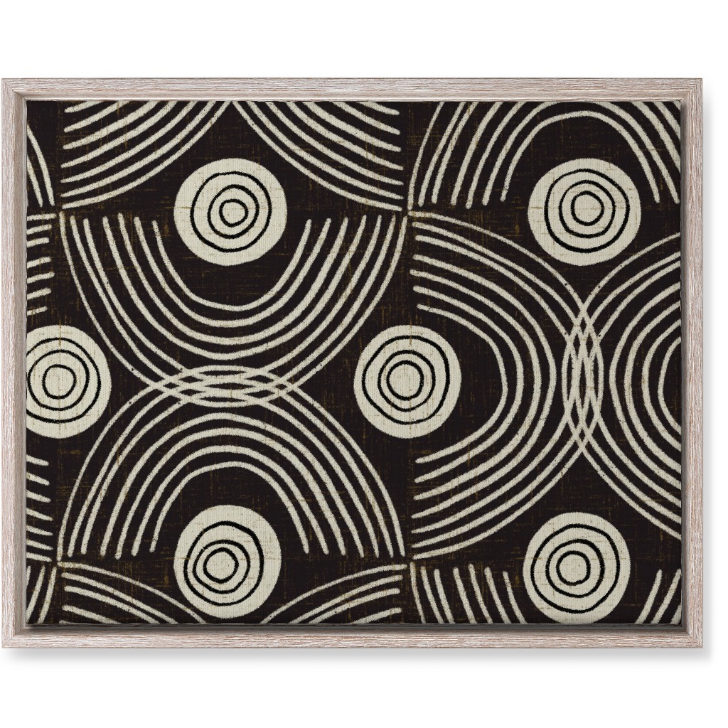 Open Ended - Black Wall Art, Rustic, Single piece, Canvas, 16x20, Black, Black