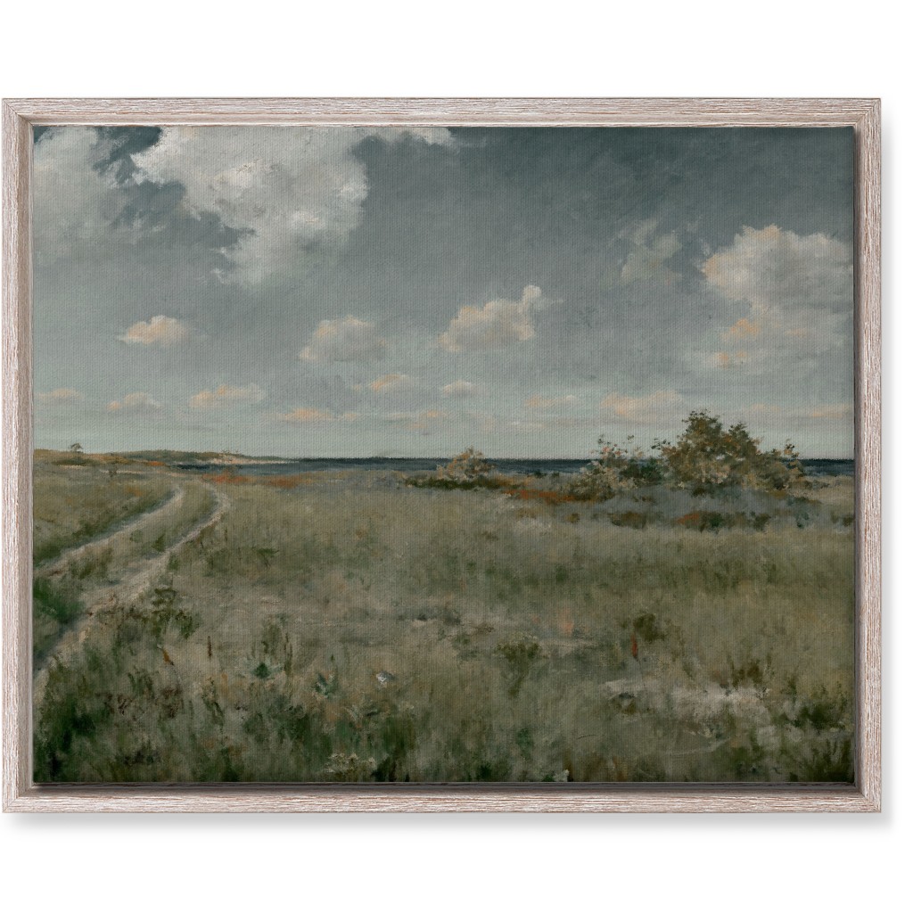 Coastal Plains Wall Art, Rustic, Single piece, Canvas, 16x20, Green