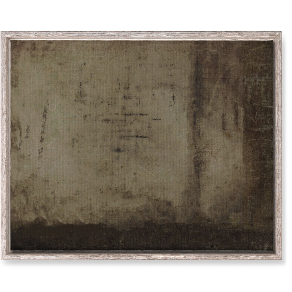 Mood At Dusk - Dark Wall Art, Rustic, Single piece, Canvas, 16x20, Brown