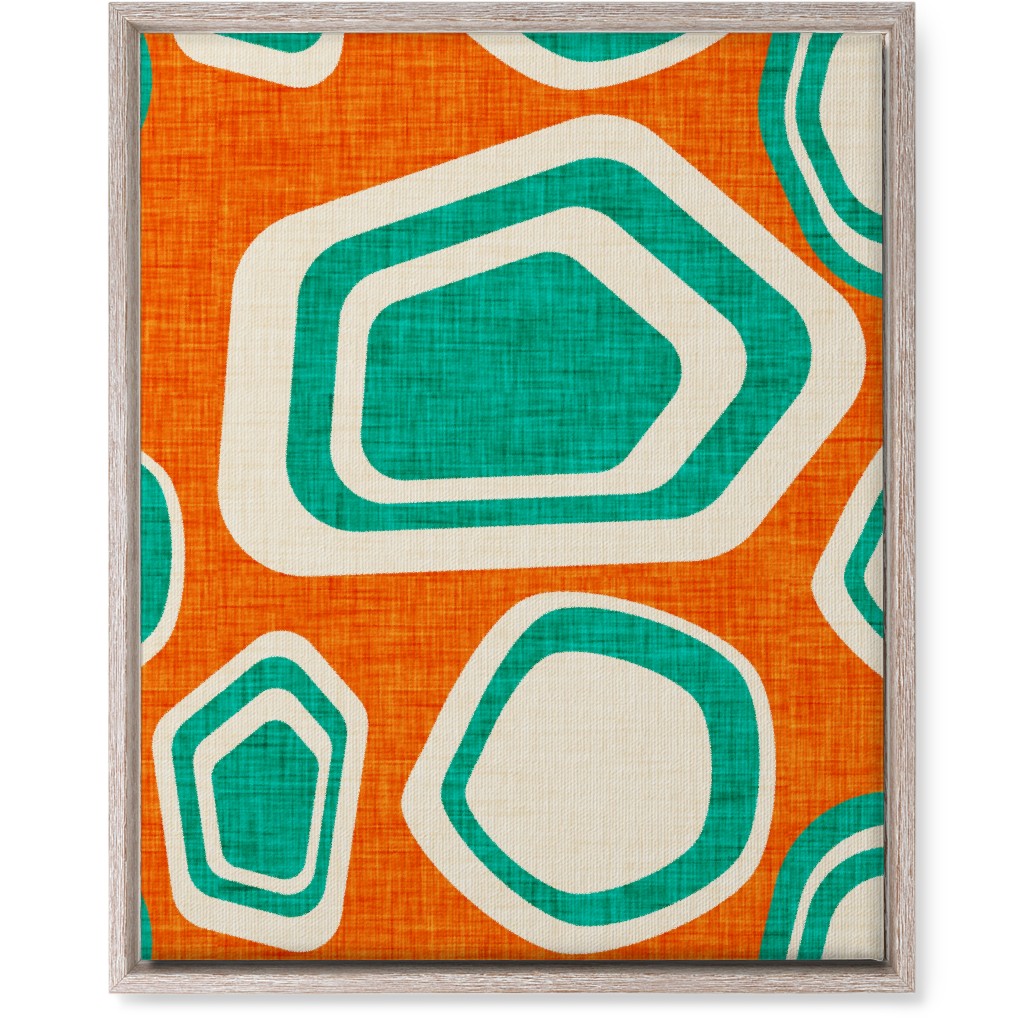 Day At the Lake Wall Art, Rustic, Single piece, Canvas, 16x20, Multicolor, Pumpkin