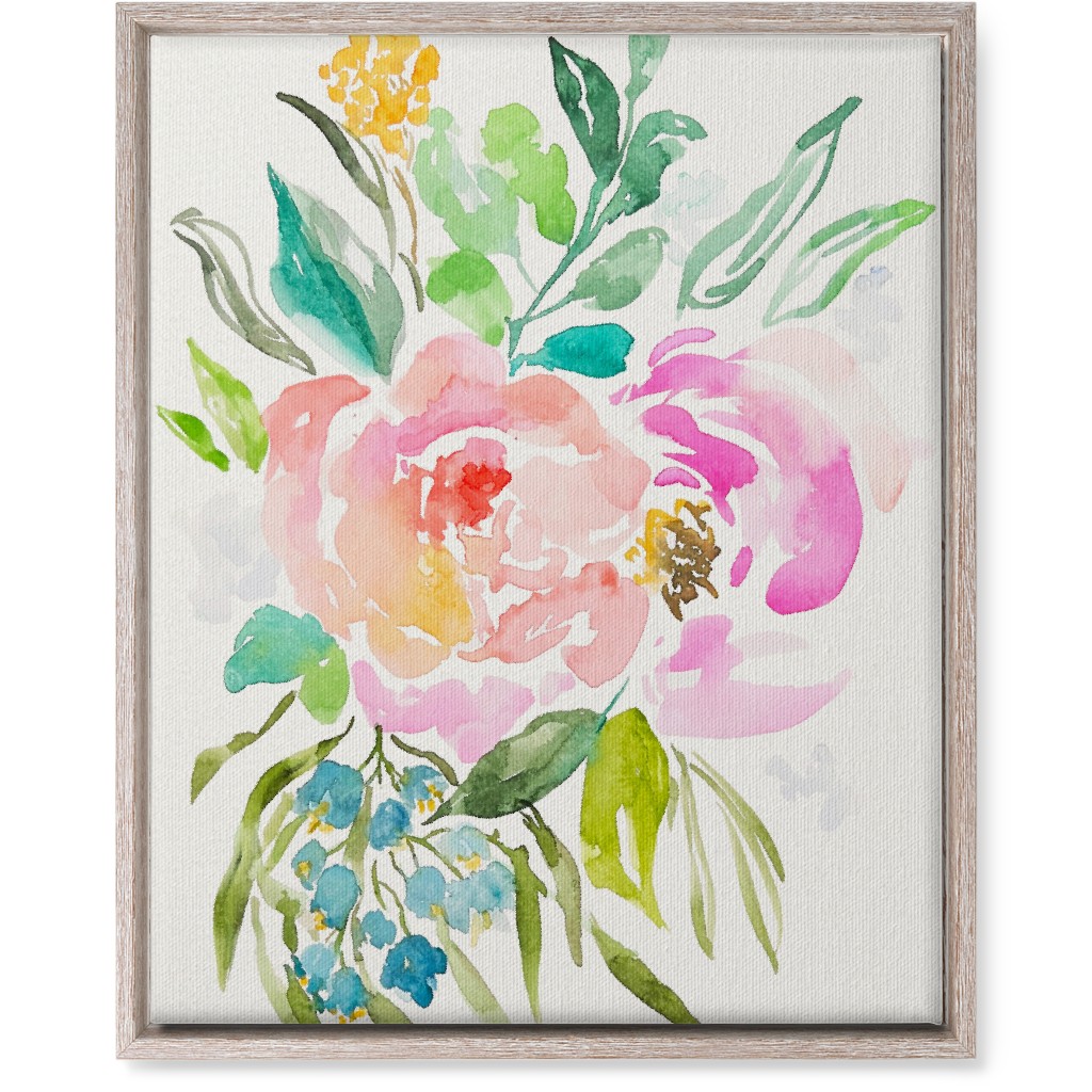 Bewildered Pink and Green Wall Art Shutterfly