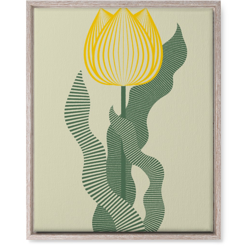 Yellow Floral Wall Art