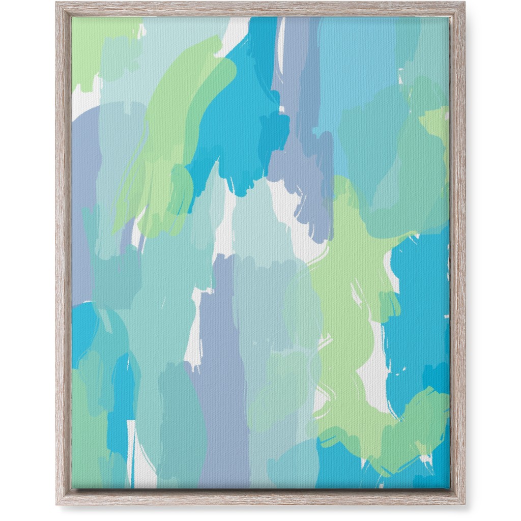 Abstract Painting - Cool Wall Art, Rustic, Single piece, Canvas, 16x20, Multicolor