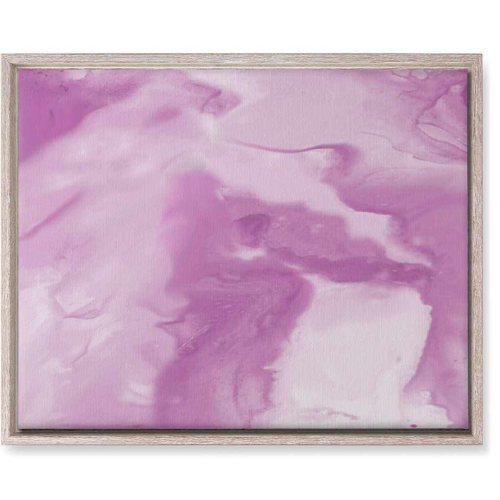 Abstract Watercolor Marble Wall Art, Rustic, Single piece, Canvas, 16x20, Purple, Pansy