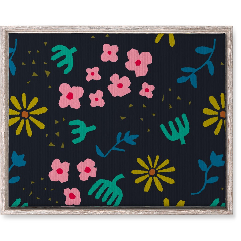 Matisse's Garden At Night Wall Art, Rustic, Single piece, Canvas, 16x20, Multicolor