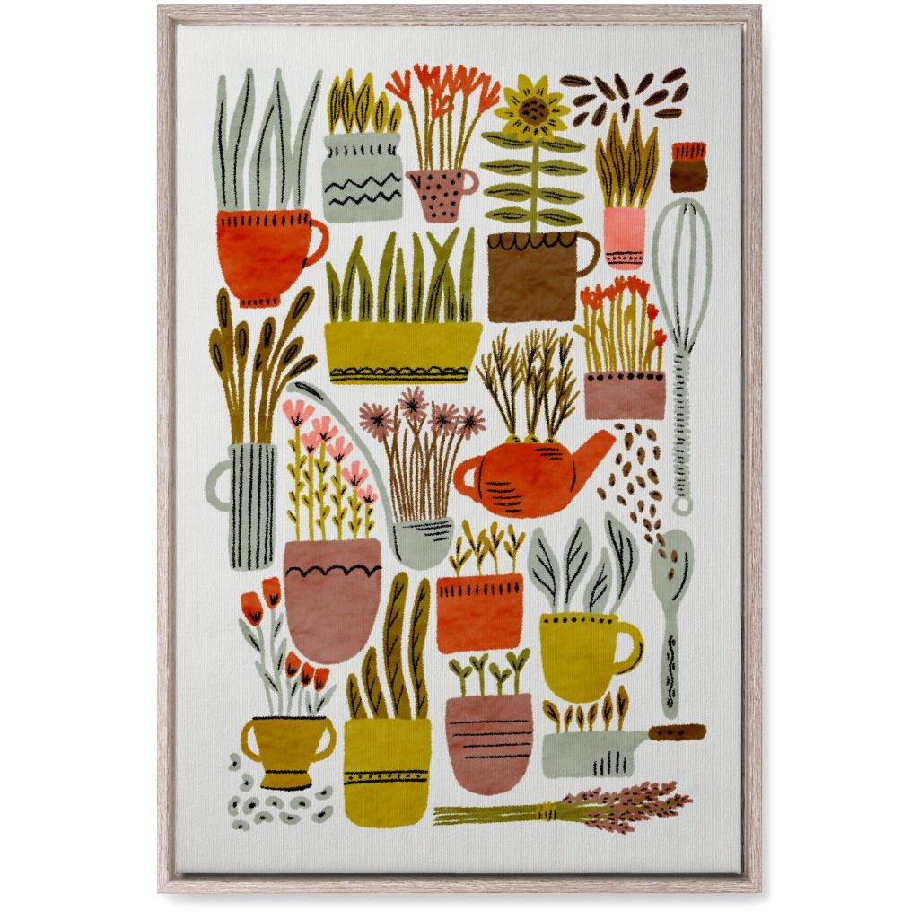 Kitchen Garden - Multi Wall Art, Rustic, Single piece, Canvas, 20x30, Multicolor