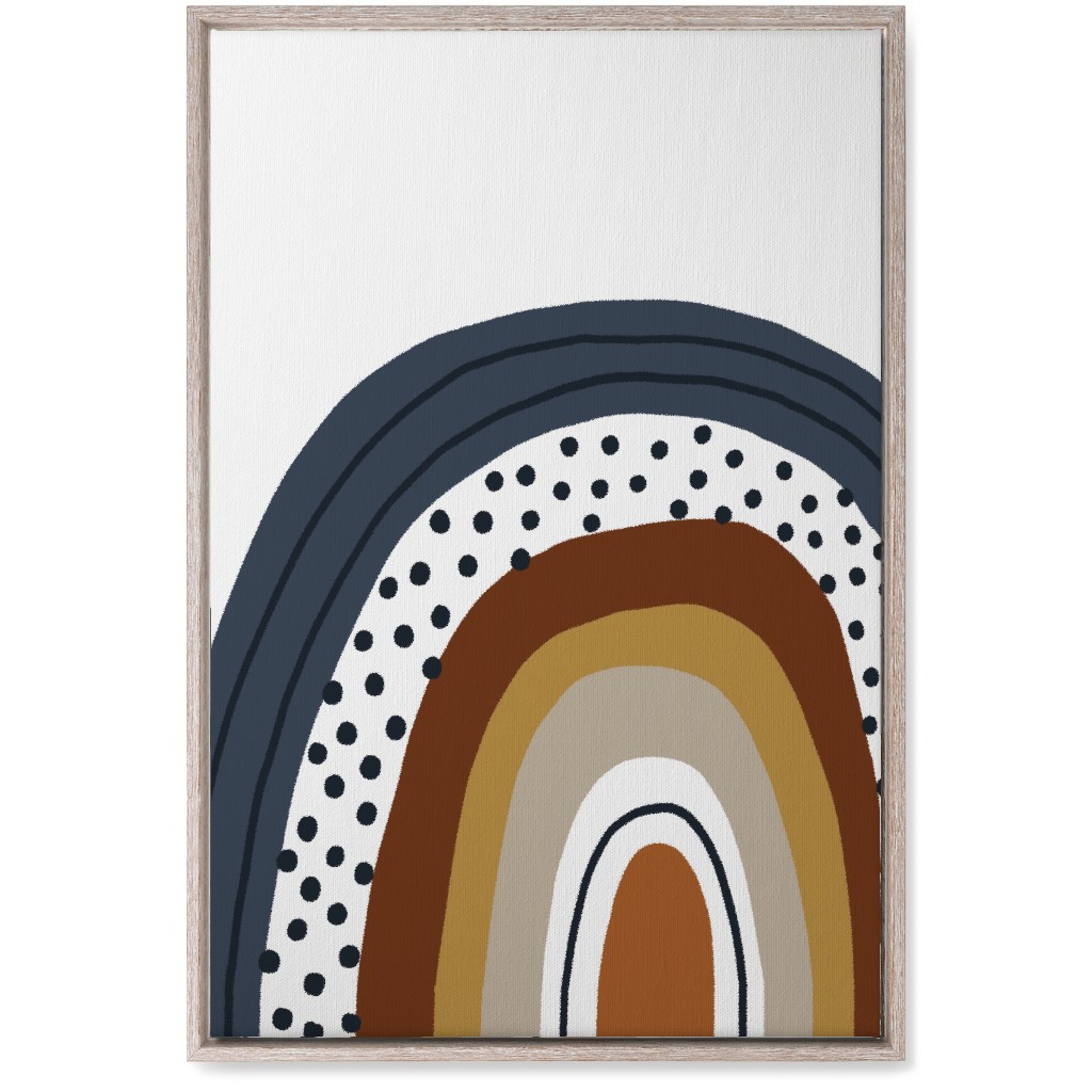 Rainbow - Neutral Wall Art, Rustic, Single piece, Canvas, 20x30, Brown