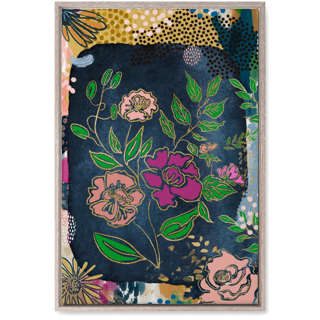 Spring Memories - Multi Wall Art, Rustic, Single piece, Canvas, 20x30, Multicolor