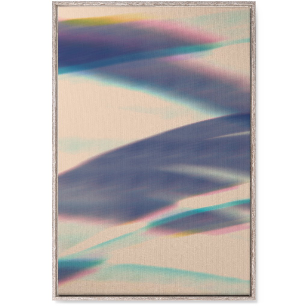 Exposed - Blue Wall Art, Rustic, Single piece, Canvas, 24x36, Blue, True Blue